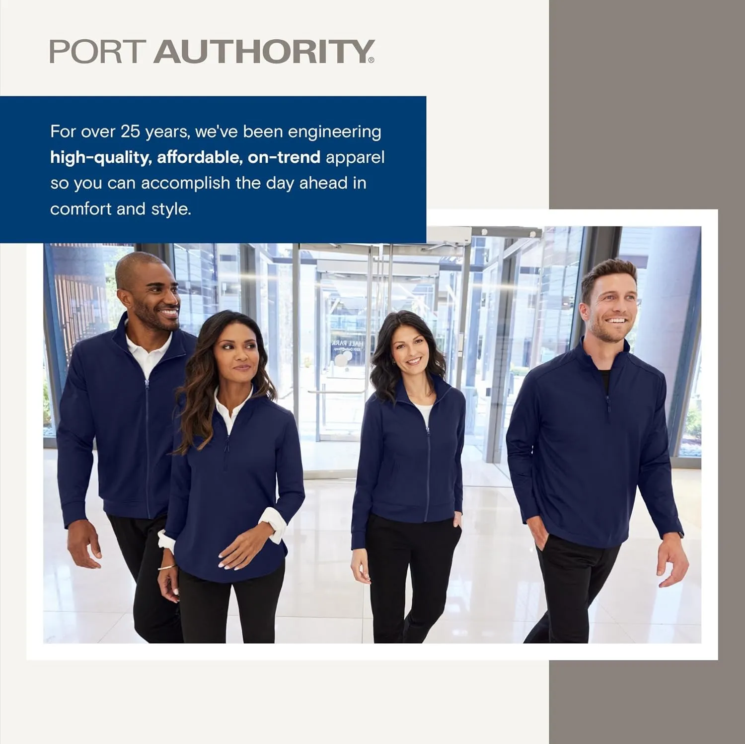 Port Authority Ladies Concept Stretch Button-Front Cardigan
