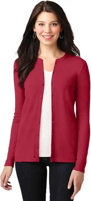 Port Authority Ladies Concept Stretch Button-Front Cardigan