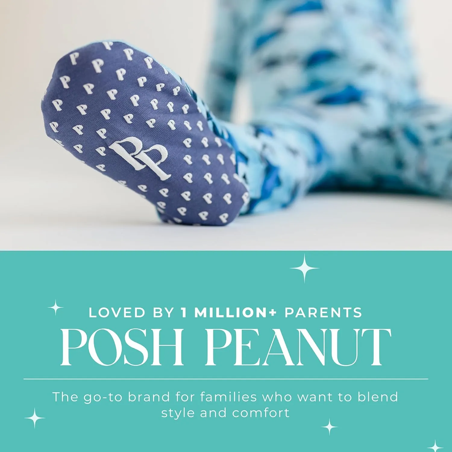 Posh Peanut Baby Boy Footie Pajamas - Soft Viscose Made from Bamboo 2 Way Zipper Sleepers & Onesies