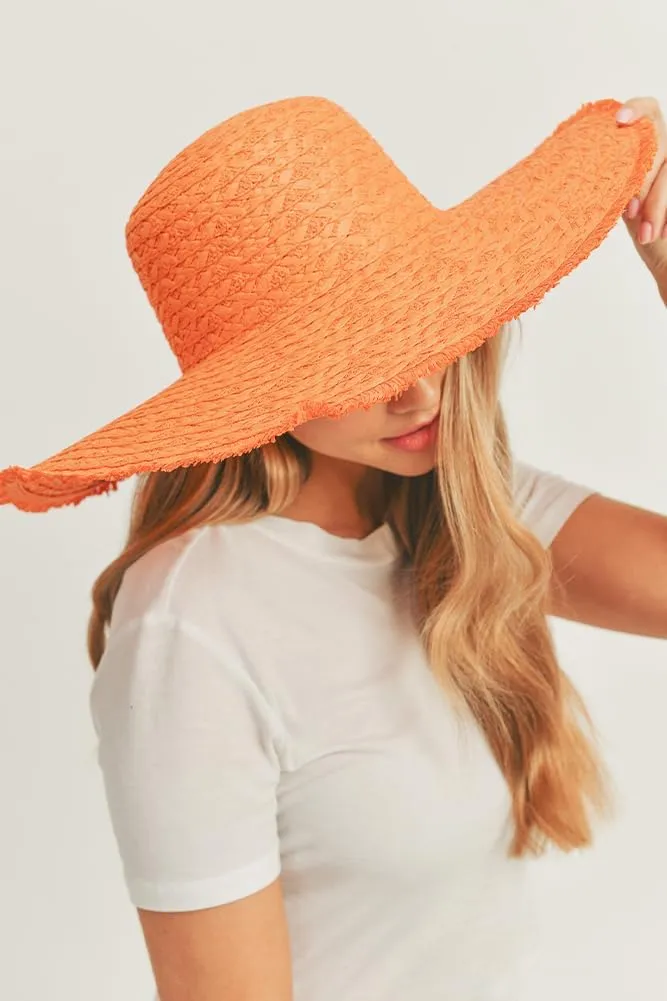 ScarvesMe Women's Extra Wide Brim Solid Color Colorful Floppy Sun Hat