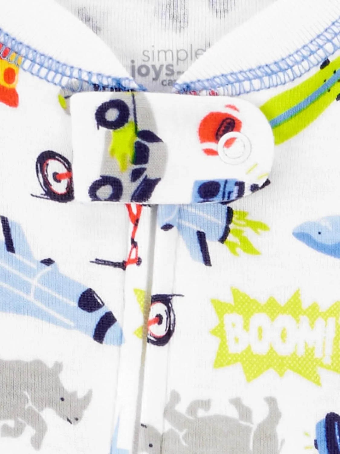 Simple Joys by Carter's baby-boys 3-pack Snug Fit Footed Cotton Pajamas