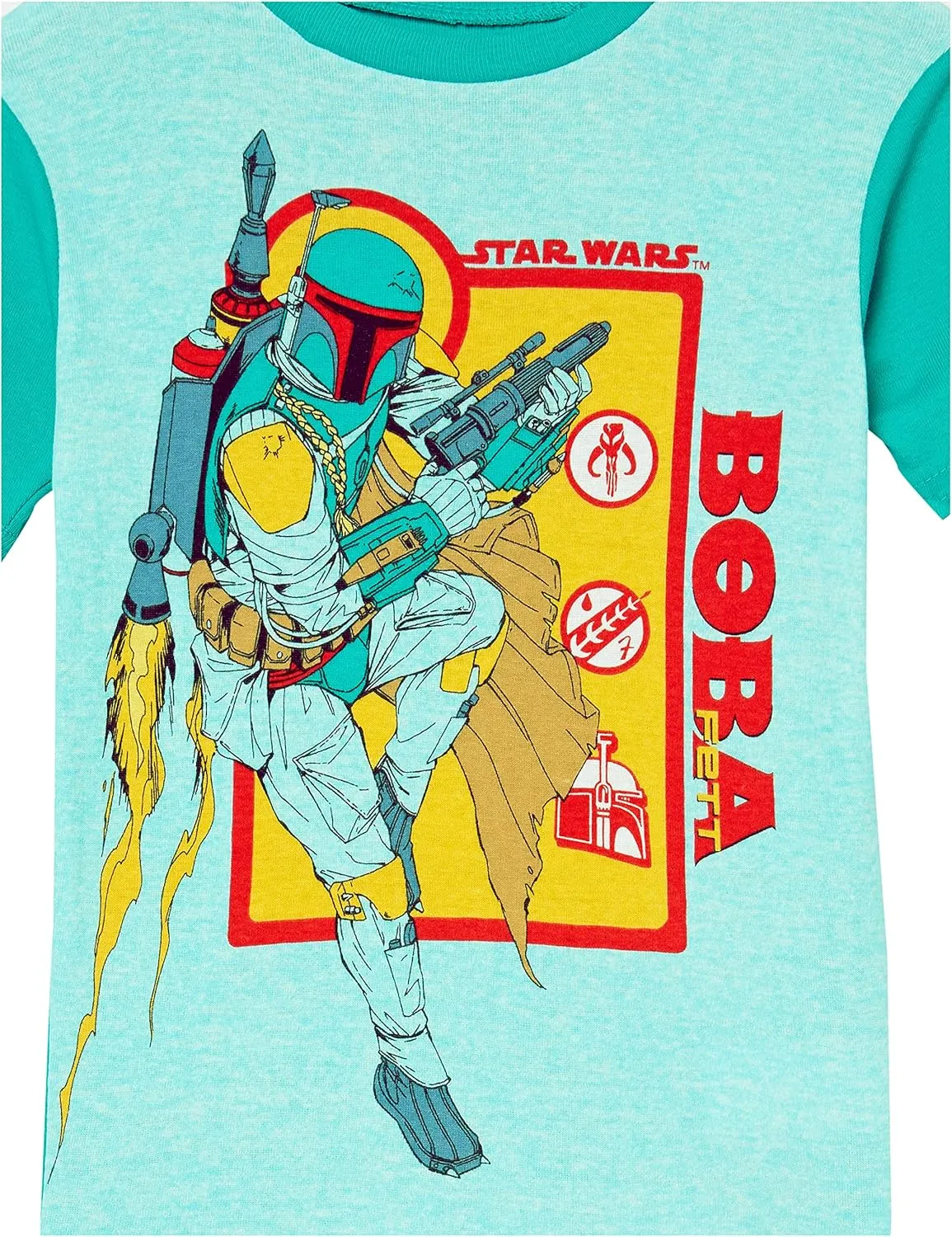 Star Wars Boys' 2-Piece Snug-fit Cotton Pajamas Set
