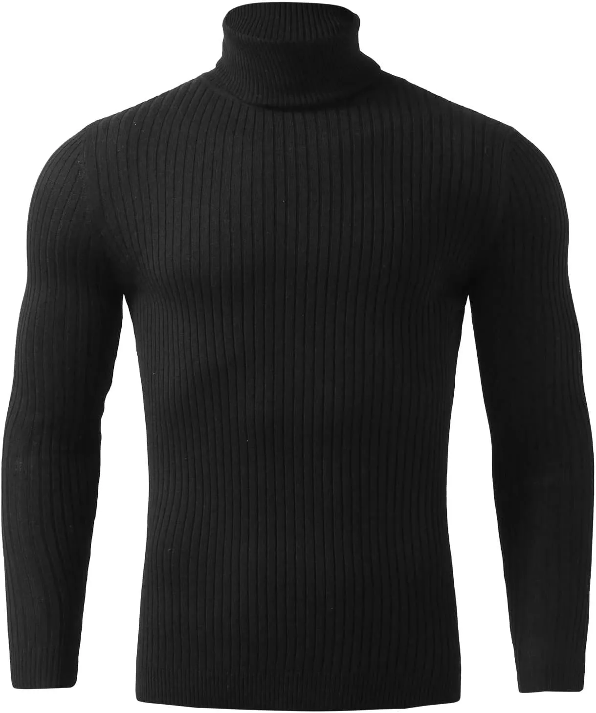 Sweaters for Men Men's Long Sleeve Solid Turtleneck Sweater Casual Pullover Basic Twist Patterned Knitted Sweaters Top