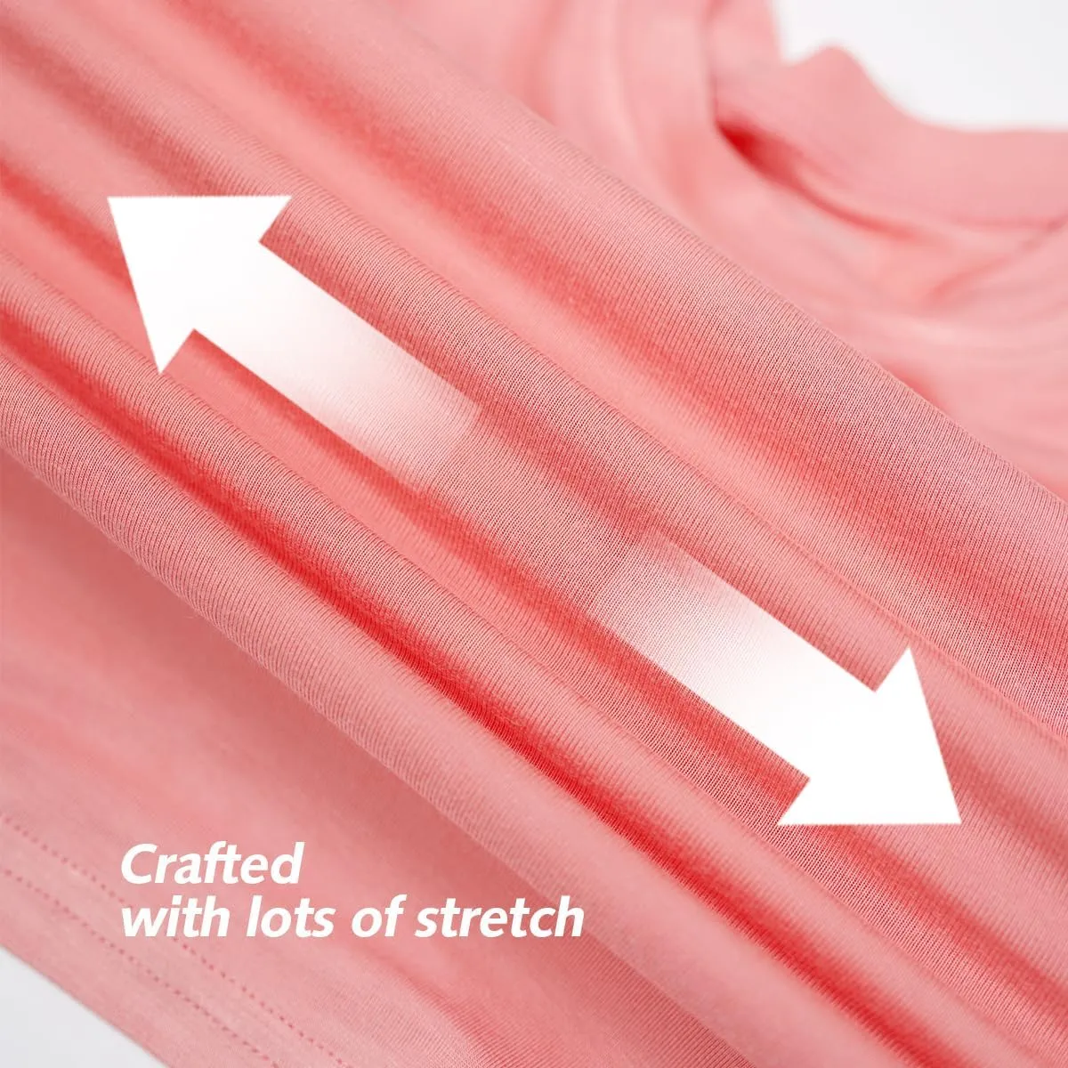 Teach Leanbh Toddler Baby Boys Girls Bamboo Viscose Pajamas Set Round Neck Long Sleeve Snug Fit Sleepwear Pjs 12M-5Y
