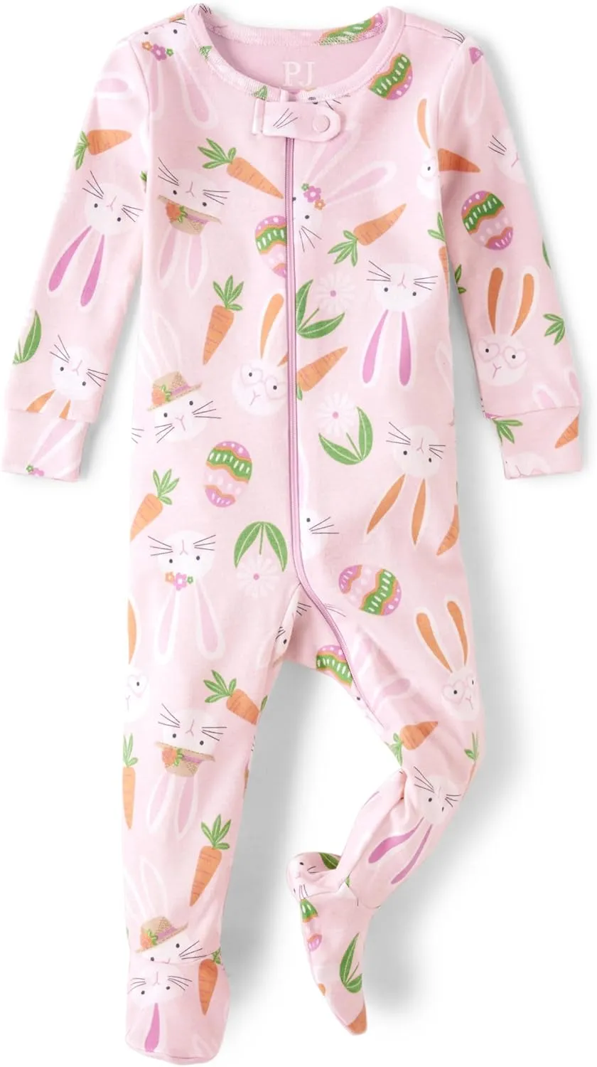 The Children's Place Easter Family Matching Snug Fit Cotton Pajamas