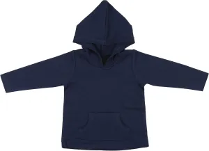 ToBeInStyle Kids Boys Girls Contrast or Solid Basic Cotton Hoodie Everyday Tees Shirt
