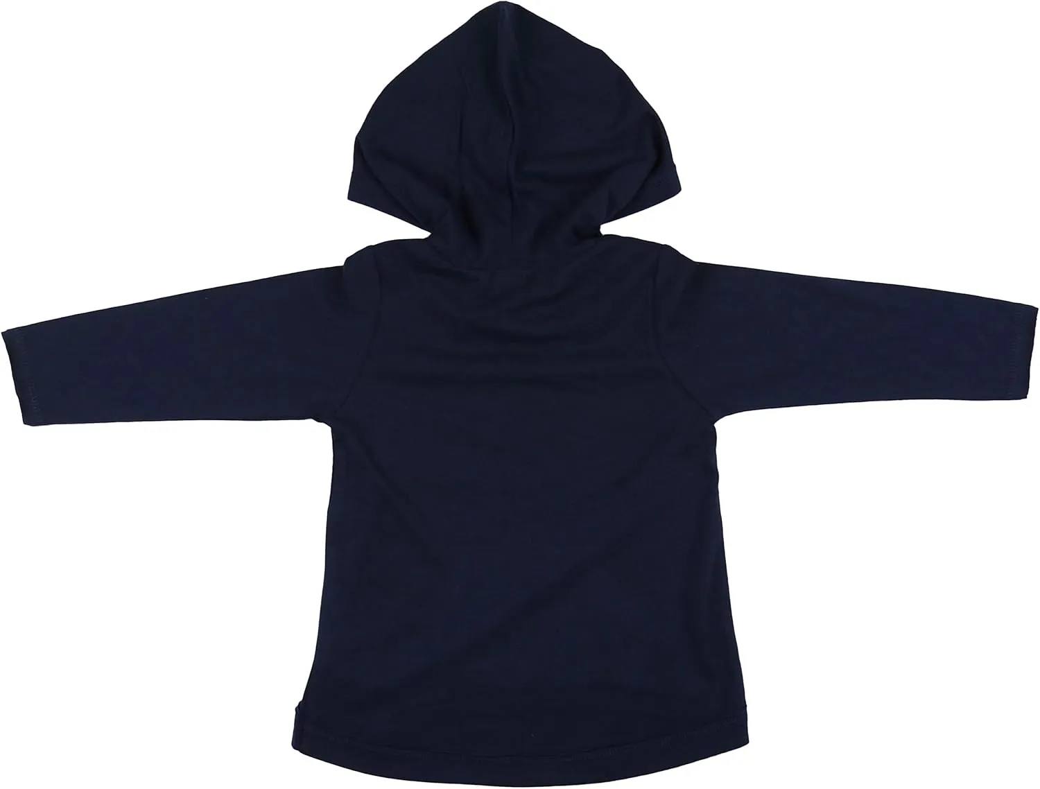 ToBeInStyle Kids Boys Girls Contrast or Solid Basic Cotton Hoodie Everyday Tees Shirt