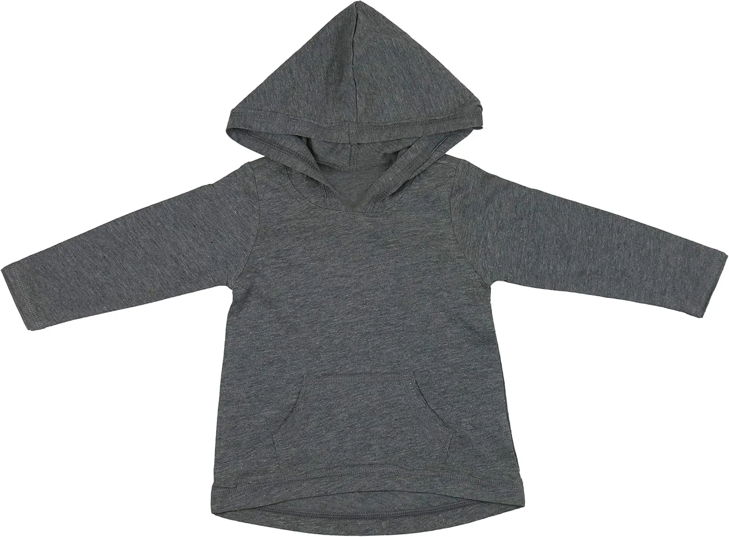 ToBeInStyle Kids Boys Girls Contrast or Solid Basic Cotton Hoodie Everyday Tees Shirt