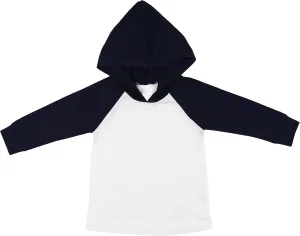 ToBeInStyle Kids Boys Girls Contrast or Solid Basic Cotton Hoodie Everyday Tees Shirt
