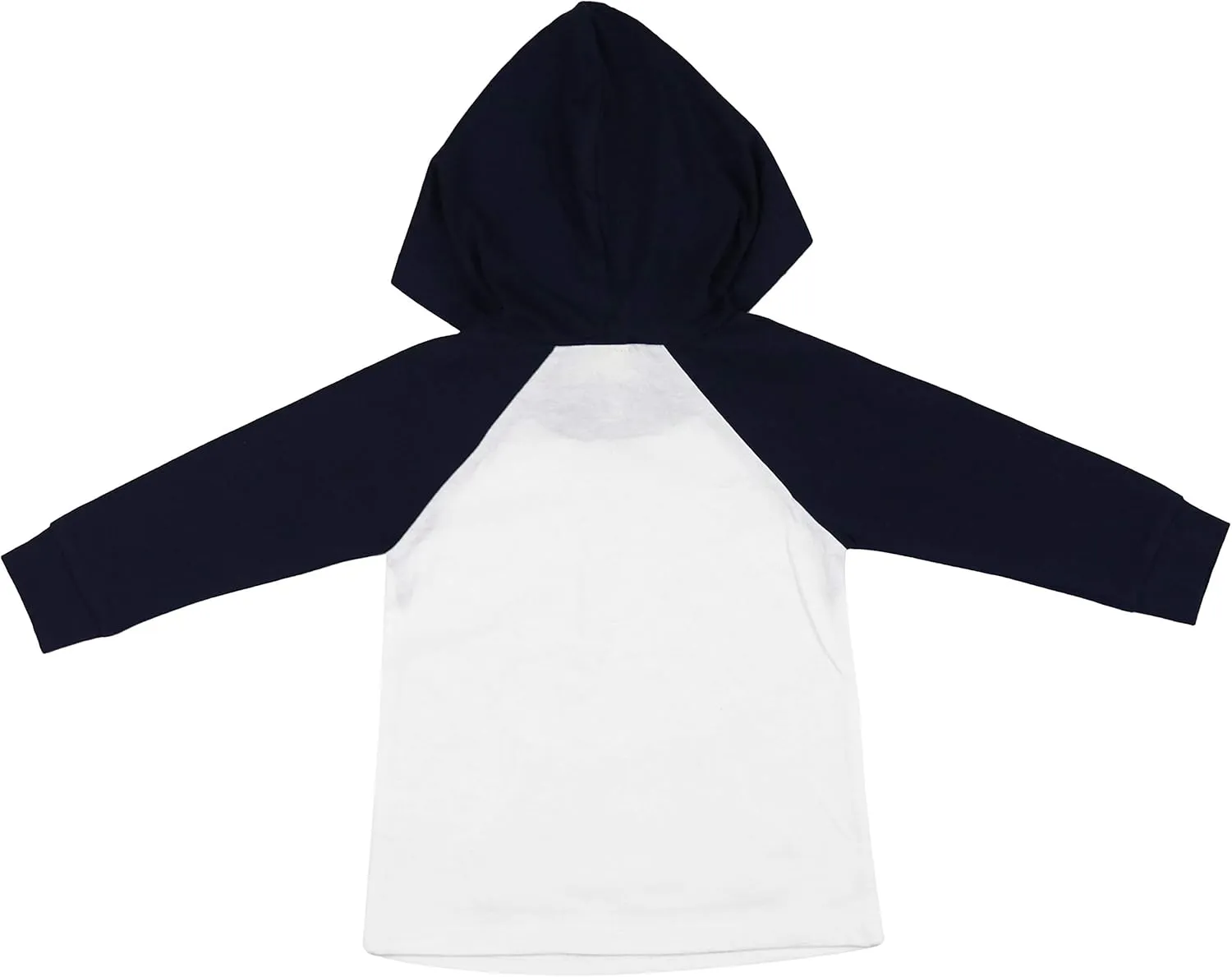 ToBeInStyle Kids Boys Girls Contrast or Solid Basic Cotton Hoodie Everyday Tees Shirt