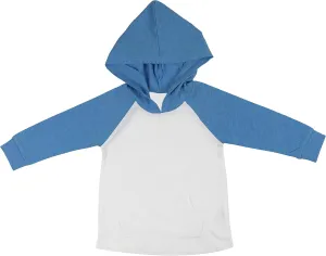 ToBeInStyle Kids Boys Girls Contrast or Solid Basic Cotton Hoodie Everyday Tees Shirt