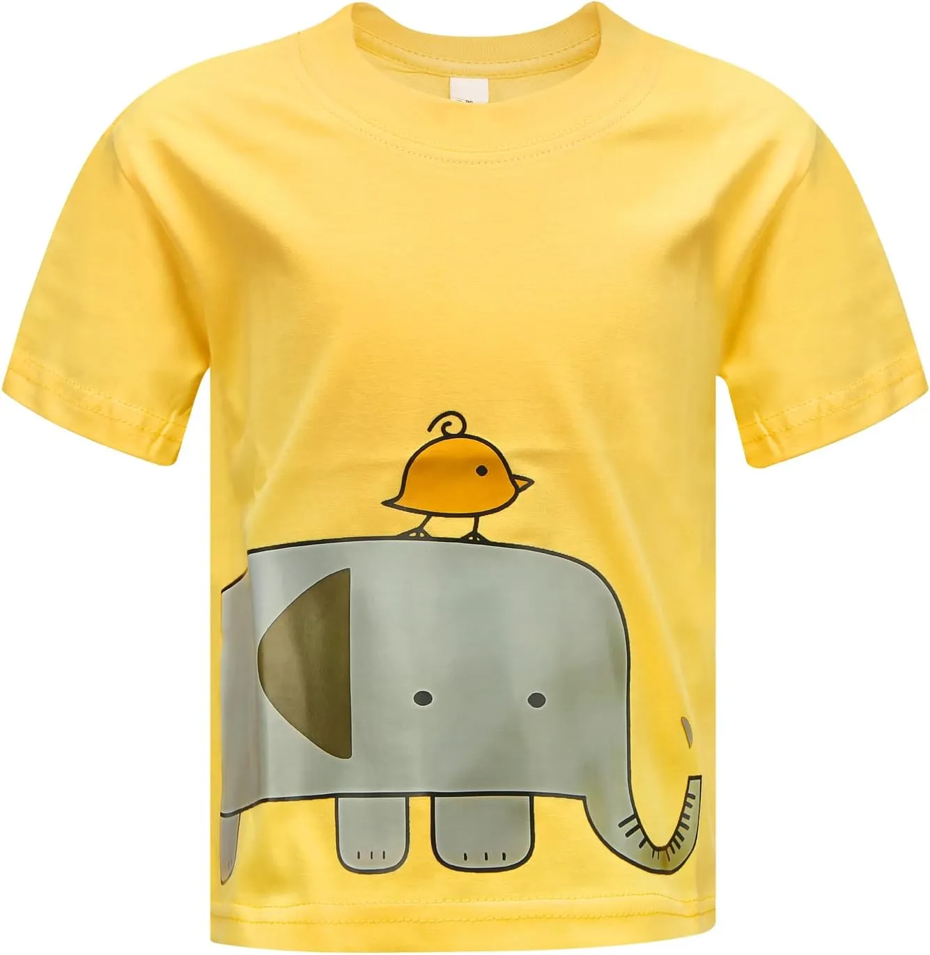 Toddler Boys Shirts Short-Sleeve Little Kids t Shirts Boys' Tops, Tees & Shirts Graphic TEE Age for 2-7 Years 4-Pack