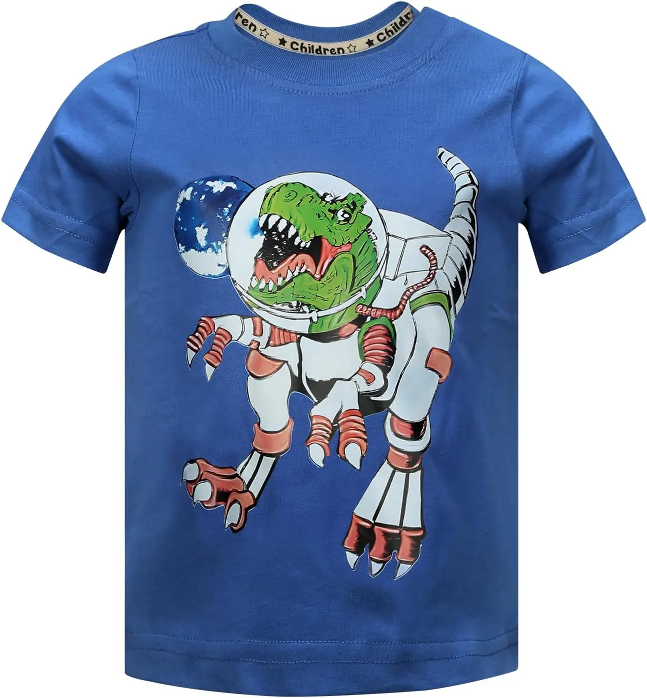 Toddler Boys Shirts Short-Sleeve Little Kids t Shirts Boys' Tops, Tees & Shirts Graphic TEE Age for 2-7 Years 4-Pack