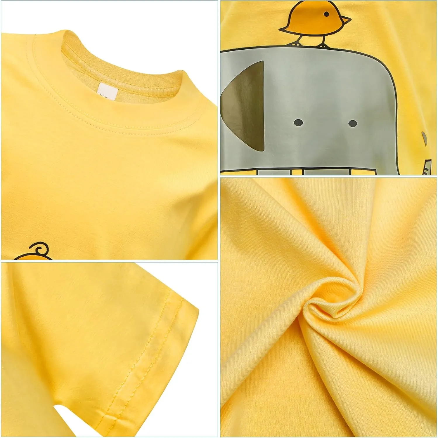 Toddler Boys Shirts Short-Sleeve Little Kids t Shirts Boys' Tops, Tees & Shirts Graphic TEE Age for 2-7 Years 4-Pack