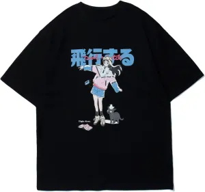 Vamtac Graphic Tees Mens Graphic T-Shirts Japanese Y2k Shirt Vintage Tee Harajuku Shirt Unisex Streetwear Tops