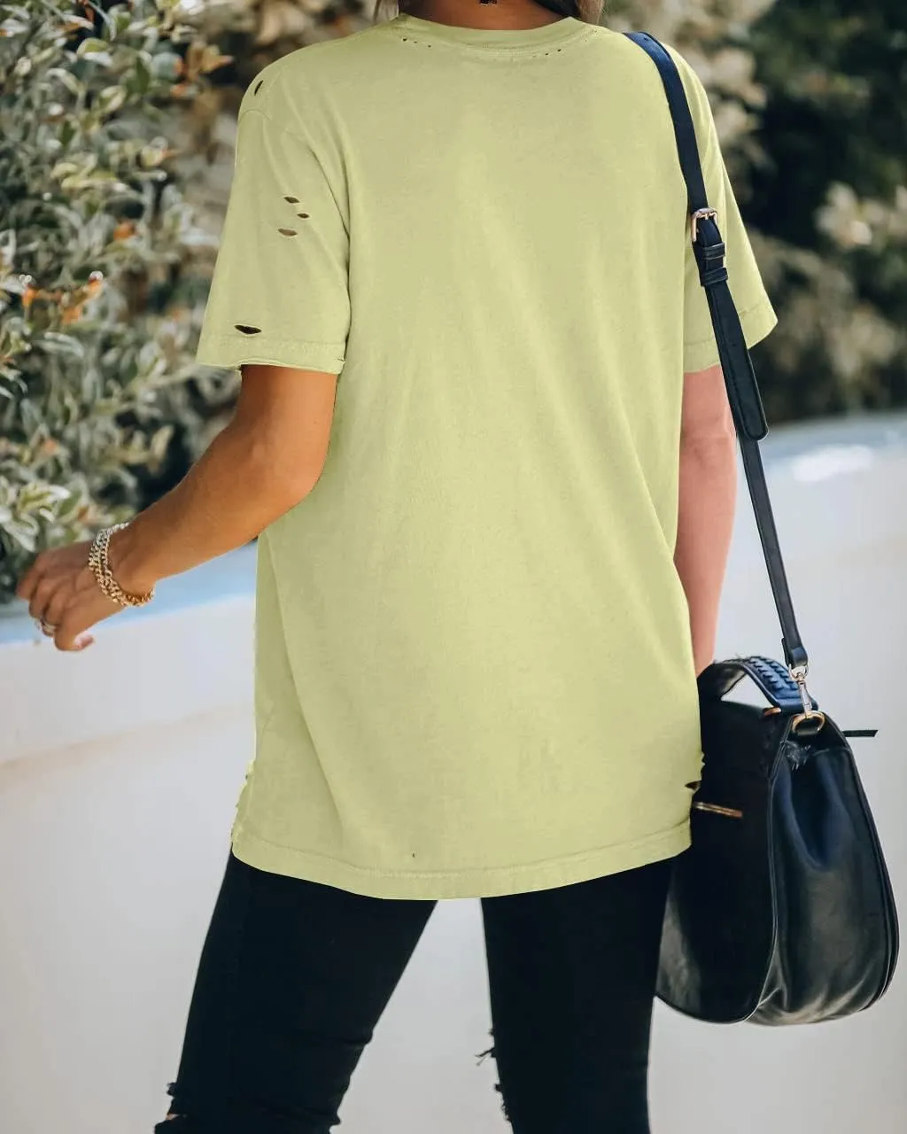 Veatzaer Summer Cotton Graphic Shirts Womens Short Sleeve Crewneck Tees Skull Distressed T Shirt Loose Casual Tops S-XXL