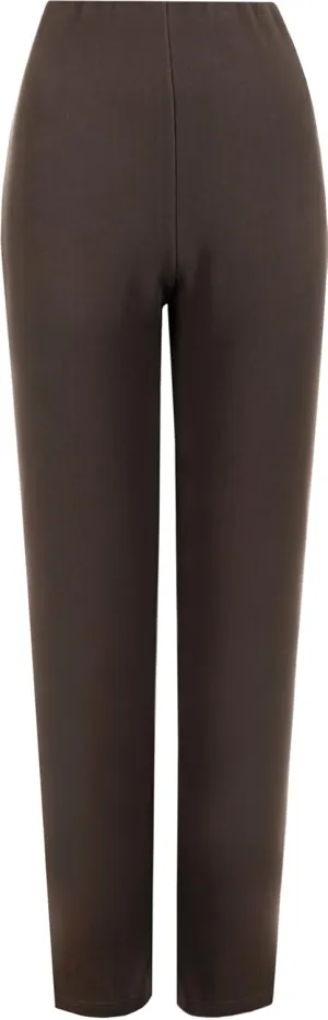 WearAll Womens Plus Size Stretch Ribbed Trousers Ladies Straight Leg Pants Sizes 8-22